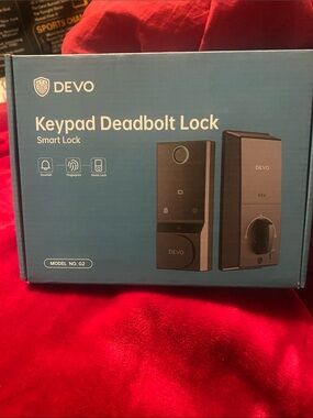 DEVO Black Keypad Deadbolt Smart Lock - Model G2